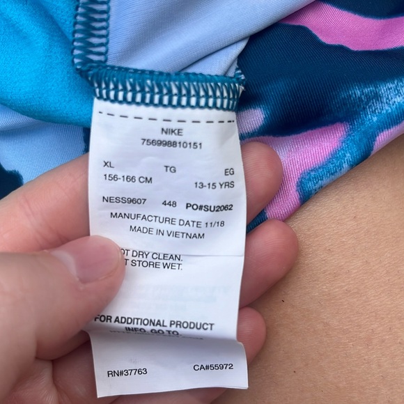 Kids Nike tankini size youth XL - Picture 5 of 5